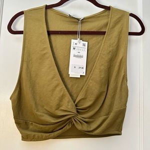 NWT ZARA CROP TANK TOP